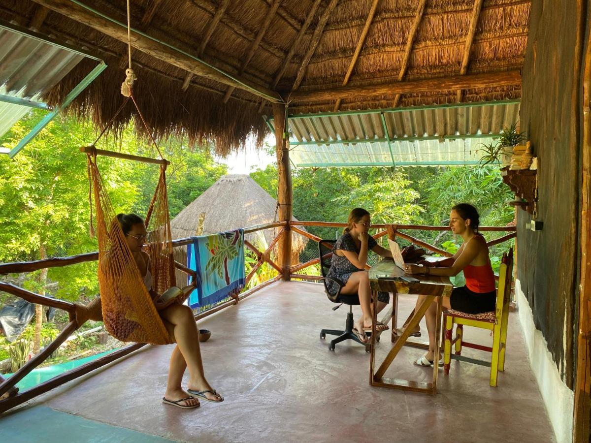 Malinche Cafe In Coba Tulum Lejlighed Eksteriør billede